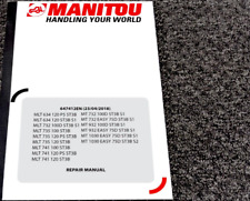 Manitou MT 732 100D ST3B S1 Telescopic Forklift Service Repair Manual 647412EN