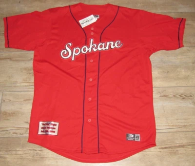 Spokane Indians Red Out 2009 Minor League OTSports Baseball Jersey Men's size 48 - Image 1 of 4