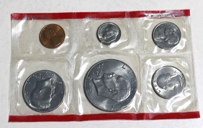 1978 P-D U.S. Mint Uncirculated Coin Set - With Eisenhower Dollars - Image 1 of 4