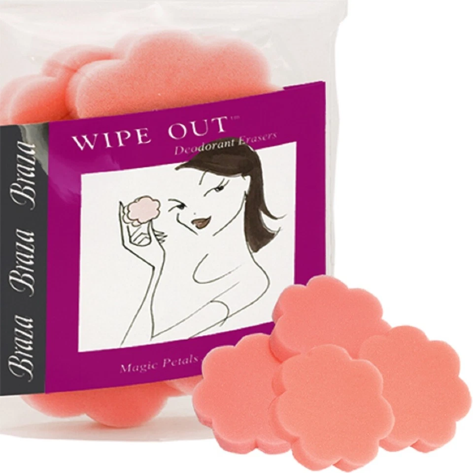Braza Wipe Out Deodorant Erasers Sponge Clothing Cleaner Stain Lint Remover, 4ct - Image 1 of 1
