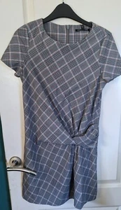 Next Petite Check Dress Work Attire Uk 6 £55 - Picture 1 of 7