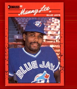1990 Donruss #620 Manny Lee Toronto Blue Jays - Picture 1 of 2
