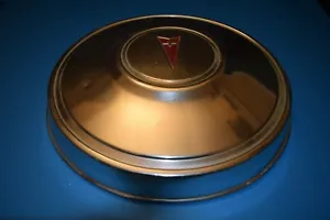 1970-1980 OEM PONTIAC 10 1/4" ALUMINUM DOG DISH HUBCAP - Foto 1 di 9