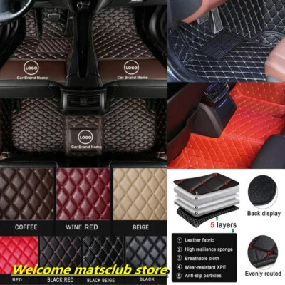 For Cadillac Escalade Car Floor Mats Custom Liners Auto Carpets Waterproof Rugs - Image 1 of 4