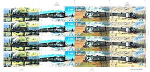 #75190 ARGENTINA 2022 CENTENARY PATAGONIAN TRAINS LA TROCHITA FULL SHEET MNH - Picture 1 of 1