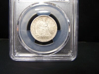 1 1853 PCGS VF Details  Arrows & Rays Seated Liberty Quarter - Image 1 of 4