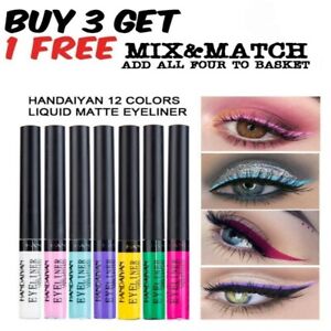 Matte and Glitter Liquid Eyeliner  Waterproof EyeLiner Pen Long Last Eye Makeup