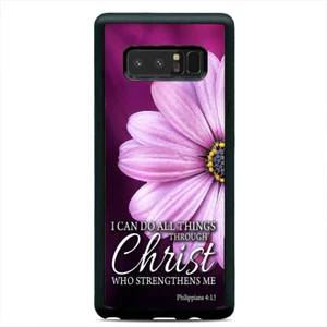 Funda cristiana con flor para Samsung Galaxy S23 S22 Plus Ultra S21+ S20 - Imagen 1 de 5