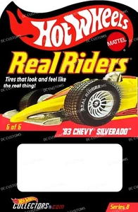 CUSTOM CARD FOR HW 83 SILVERADO ANTIFREEZE REAL RIDER - Picture 1 of 2