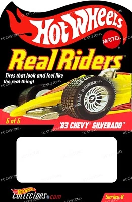CUSTOM CARD FOR HW 83 SILVERADO ANTIFREEZE REAL RIDER - Image 1 of 2