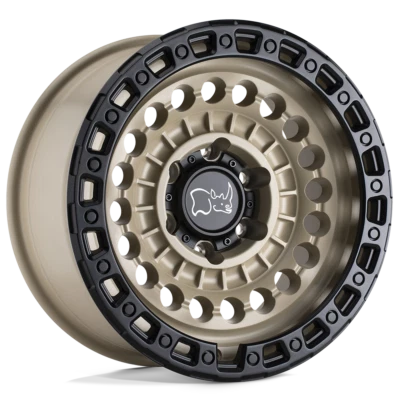 Black Rhino Sentinel 20x9.5 6x114.3 12mm Desert Sand with Black Ring Wheel - Image 1 of 2