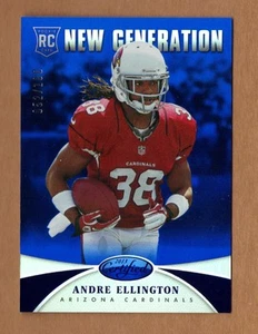 2013 Certified ANDRE ELLINGTON Mirror Blue Rookie Card /100 Cardinals SP - Picture 1 of 1
