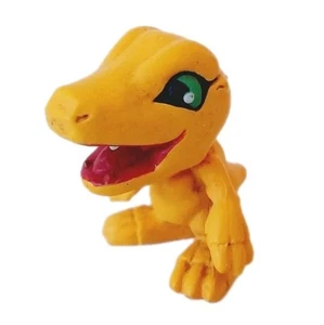 AGUMON Digimon Mini Figure - 1997 B97 - Bandai - B Japan 97 - Picture 1 of 11