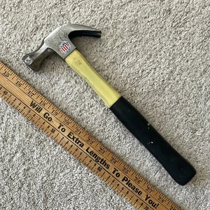 VAUGHAN Curved Claw Nail Hammer, Fiberglass Handle, 16 oz, Made In The USA, FS16 - Picture 1 of 4