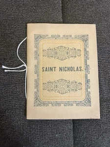 night before Christmas visit St Nicholas Clement Moore Facsimile of 1849 Book sa - Imagen 1 de 6