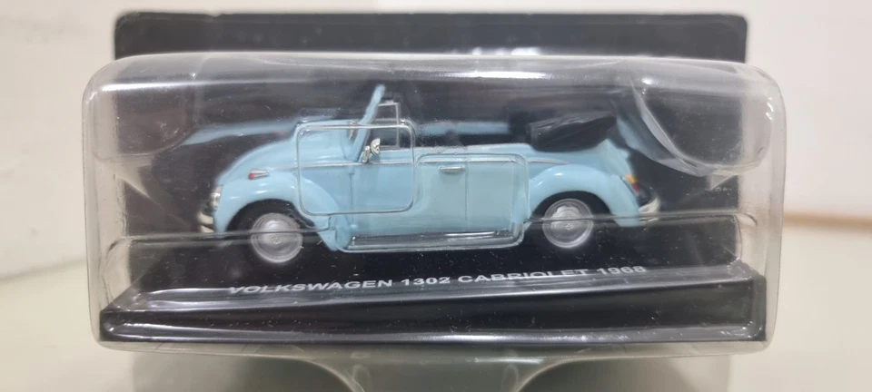Volkswagen 1302 Maggiolone Cabriolet 1968 -  Edicola Scala 1/43 - Immagine 1 di 4
