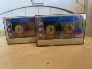 2 Memorex dBS 60 Minuten Leerkassetten Audiokassetten. Nagelneu! Kostenloser Versand! - Bild 1 von 2