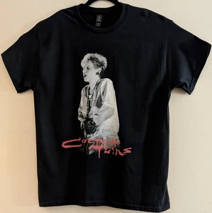 Elizabeth Fraser Cocteau Zwillinge Large schwarzes Hemd 30" x 21" - Bild 1 von 6