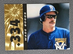 Wade Boggs🧢1996 Pinnacle #334 Foil card⚾ - Picture 1 of 2