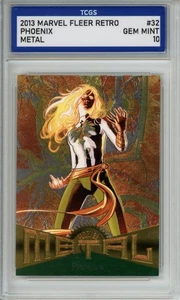 2013 MARVEL FLEER RETRO METAL #32 PHOENIX TCGS GEM MINT 10 - Picture 1 of 2