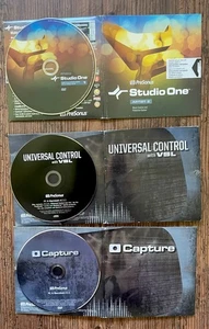 PreSonus Studio One Disk Lot Capture, Universal Control & Studio One Artist V2 - Picture 1 of 4