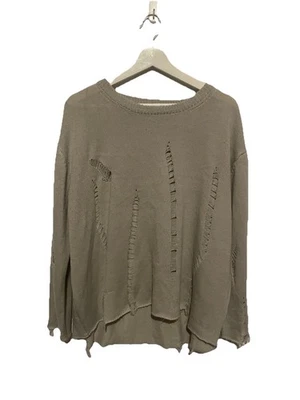 Suéter gris envejecido para mujer UMGEE talla M Foto 1 de 4