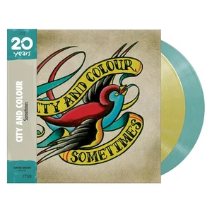 CITY AND COLOUR “SOMETIMES” -YELLOW&TEAL VINYL LE 750-20th ANNIVERSARY Preorder - Picture 1 of 1