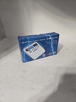 Midland All Hazards Alert Weather Radio NOAA Storm Warning WR-100B NOS - Image 1 of 4