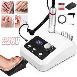 Elektryczna frezarka do paznokci pilnik do paznokci manicure profesjonalny zestaw pedicure bity 45 000 obr./min - Zdjęcie 1 z 12