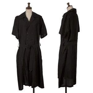 LIMI feu Linen Blend Shot Sleeve Shirt Coat Size 2(K-163075) - Picture 1 of 12