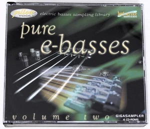 Best Service Pure E-Basses Vol 2 GigaSampler campione/libreria audio/campionamento 4 CD - Foto 1 di 8
