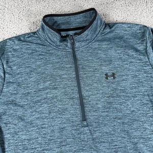Under Armour Pullover Herren 3XL Fleece Quarter Zip Loose Fit Sport Sweatshirt - Bild 1 von 12