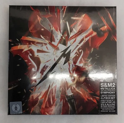 4x 12" LP color Vinyl BOX CD Blu-ray Metallica S&M2 Limited Deluxe Edition -BO50 - Bild 1 von 3