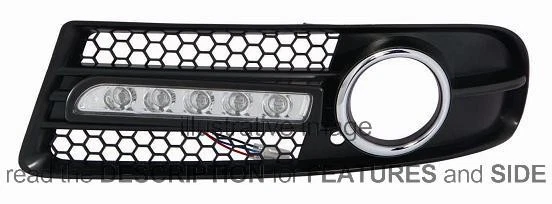 Fog Light Grille Kit Audi A4 2004-2007 Led Foto 1 de 1