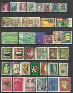 Worldwide Stamp Packet Lot of 37 all different Stamps World Wide Collection used - Picture 1 of 1