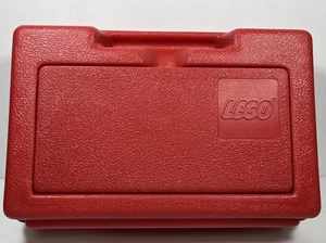 Vintage Lego Storage box Case Red  1980s - Picture 1 of 5