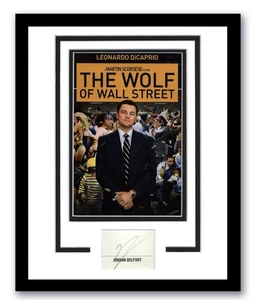 JORDAN BELFORT SIGNED AUTOGRAMM GERAHMT 11x14 DISPLAY ACOA WOLF OF WALL STREET  - Bild 1 von 1