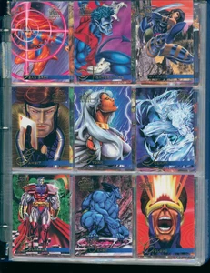 1995 FLEER Flair Marvel Annual COMPLETE SET & 4 INSERT SETS INCLUDING CHROMIUM - Picture 1 of 5
