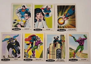 Juego de tarjetas adhesivas Sunbeam Super Heroes 1978 DC COMICS 7/30 EX/NM LEX LUTHOR Clark - Imagen 1 de 4