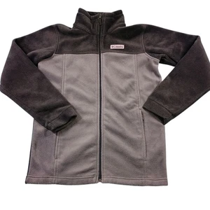 Chaqueta polar Columbia Steens Mountain II cremallera completa para niños L 37X24,5 gris polietileno  - Imagen 1 de 12