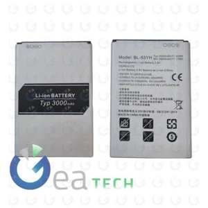 Batería LG G3 D850 D851 D855 D830 BL-53YH 3000MAH Pari Original 3.8V Li-Ion - Imagen 1 de 1