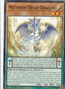 YUGIOH CARD 1 X METAPHYS DECOY DRAGON CYHO-EN018 1n0t ST EDITION - Picture 1 of 1