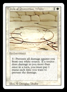 Circle of Protection White - MTG - Revised Edition NM - Magic the Gathering - Picture 1 of 1