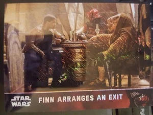2016 Star Wars The Force Awakens Chrome #52 Finn Arranges An Exit SHIMMER 36/50 - Picture 1 of 1