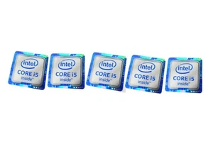 5 PCS CORE i5 inside Skylake Sticker Logo Decal 18mm x 18mm 6th GEN generation - Picture 1 of 1