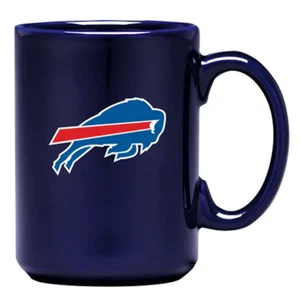 Buffalo Bills Primary Logo Team Colour NFL Football 15oz Sculpted El Grande Mug - Picture 1 of 1
