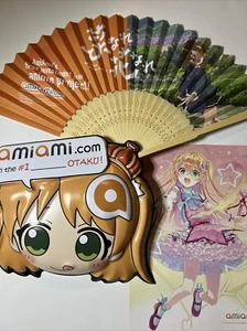 Mini máscara de plástico y ventilador de papel Anime Expo AX 2024 Miami I’m The #1 Otaku - Imagen 1 de 2