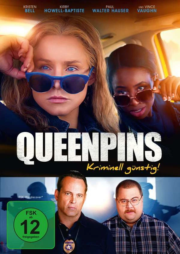 QUEENPINS *2021 / Kristen Bell / Vince Vaughn* NEW Region 2 DVD - Pre-sale - Image 1 of 1