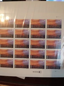 Briefmarken. USA. Scott #c135 Grand Canyon 20er Bogen Luftpost 60¢ Briefmarkenbogen - Bild 1 von 1