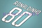 AC Milan Ronaldinho #80 2008-2009 Homekit Nameset Printing